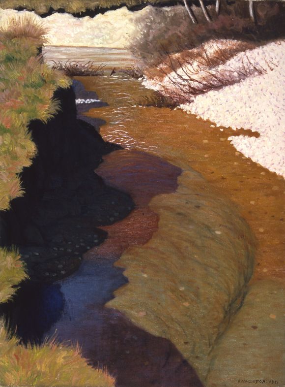 Félix Vallotton, Vue cavalière de la Cagne, 1921, Huile sur toile, 81 x 60 cm, Musée cantonal des Beaux-Arts, Lausanne, GKS989