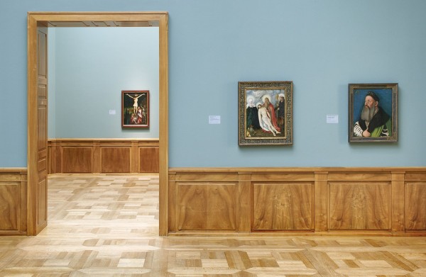 Hans Baldung dit Grien, Portrait d’Adelbert III von Bärenfels, 1526, huile sur panneau de sapin, Kunstmuseum Basel (acquis en 1910), sur cette photo tout à droite, Photo: Simon Schmid, BN.